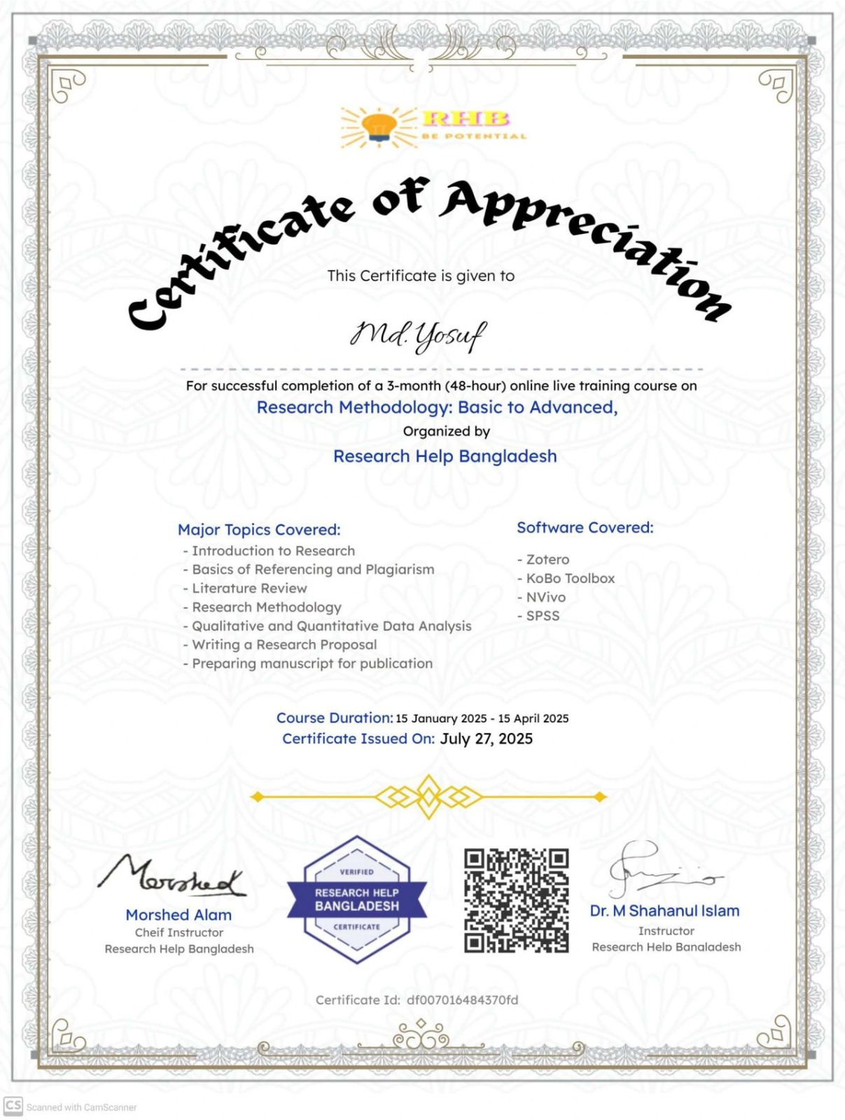 Research Methodology: Basic to Advanced