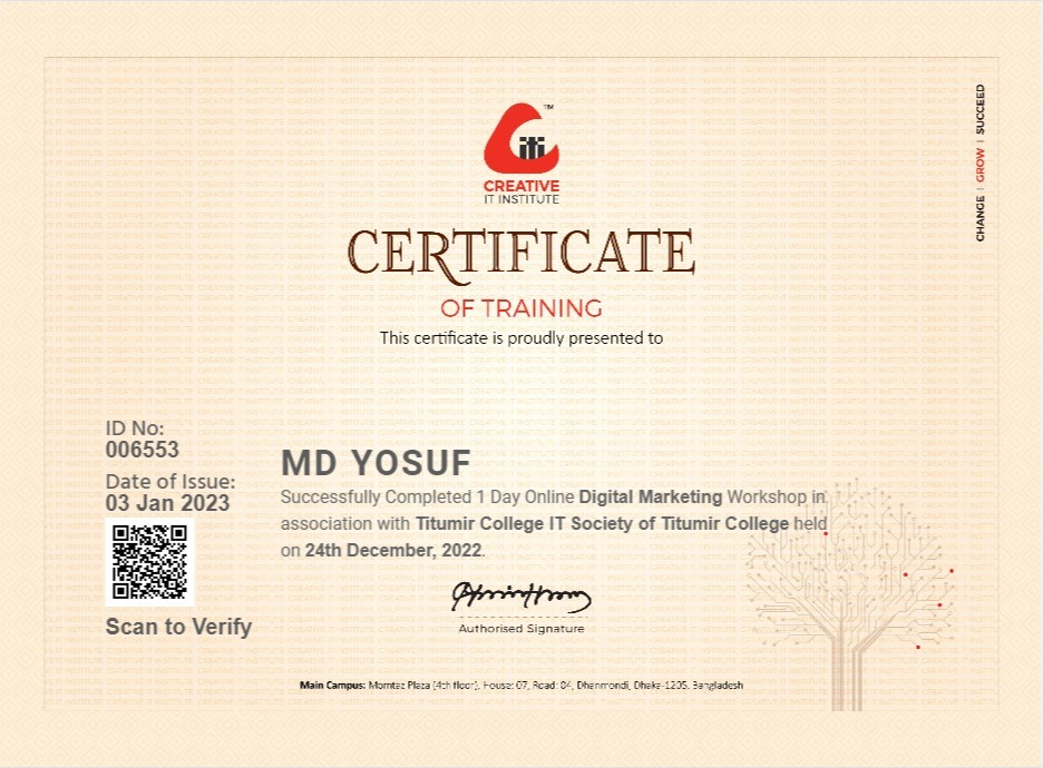 Digital Marketing Workshop